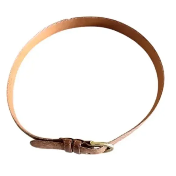 Coach British Tan Leather Belt Solid Brass – 30–32 - Picture 8 of 9
